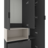 Dulap cu usi batante Nex Home A002L, 1000x420x2300 mm, Anthracit/Cashmere Dulap cu usi batante Nex Home A002L, 1000x420x2300 mm, Anthracit/Cashmere