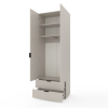Шкаф с распашными дверями Nex Home A004, 800x420x2300 мм, Cashmere