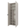 Dulap cu usi batante Nex Home A007, 800x420x2300 mm, Cashmere Dulap cu usi batante Nex Home A007, 800x420x2300 mm, Cashmere