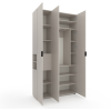 Dulap cu usi batante Nex Home A015L, 1200x420x2300 mm, Cashmere Dulap cu usi batante Nex Home A015L, 1200x420x2300 mm, Cashmere