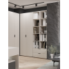 Dulap pentru documente Nex Home A033, 800x420x2300 mm, PAL, Cashmere