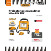 Proiector pe accumulator Li-Ion 20V 20W INGCO CWLI20258 Proiector pe accumulator Li-Ion 20V 20W INGCO CWLI20258