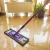 Mop plat cu microfibra + coada telescopica (150 cm)