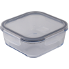 Vas patrat pentru depozitare 17,5 cm x 17,5 cm (1200 cc) cu capac din plastic cu orificiu de ventilare, Borart Vas patrat pentru depozitare 17,5 cm x 17,5 cm (1200 cc) cu capac din plastic cu orificiu de ventilare, Borart