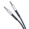 Cablul audio 3MK, Aluminiu/Silicon, 2xmini Jack 3.5 mm, 1 m, Negru Cablul audio 3MK, Aluminiu/Silicon, 2xmini Jack 3.5 mm, 1 m, Negru