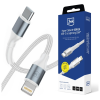 Cablu Type-C - Lightning, 9V/2.0A/20W/PD3.0, 1.0m, 3mk N-SERIES Alb Cablu Type-C - Lightning, 9V/2.0A/20W/PD3.0, 1.0m, 3mk N-SERIES Alb