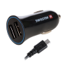Încărcător auto SWISSTEN 2,4A POWER WITH 2x USB + CABLE MICRO USB Încărcător auto SWISSTEN 2,4A POWER WITH 2x USB + CABLE MICRO USB