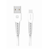 Cablul de date SWISSTEN USB / USB-C 1,0M Alb Cablul de date SWISSTEN USB / USB-C 1,0M Alb