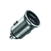 Încărcător auto SWISSTEN WITH 2x USB 4,8A METAL Silver