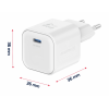 Сетевое зарядное устройство SWISSTEN GaN 1x USB-C 35W PD White Сетевое зарядное устройство SWISSTEN GaN 1x USB-C 35W PD White