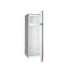 Frigider Daewoo DTS-240MEX, 235 L (194L+41L), 159cm, Static, clasa E, inox Frigider Daewoo DTS-240MEX, 235 L (194L+41L), 159cm, Static, clasa E, inox