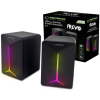 Boxe 2.0 Esperanza Frevo EGS105, 5W (2 x 2.5W), iluminare LED Rainbow, control volum, amplificator încorporat, alimentare: 5V, necesită: USB și