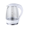Cafetieră Esperanza SALTO ANGEL EKK011W Sticlă Albă cu lumină LED, 2200W, 1,7l, element de încălzire ascuns, bază rotativă la 360°, oprire automată după Cafetieră Esperanza SALTO ANGEL EKK011W Sticlă Albă cu lumină LED, 2200W, 1,7l, element de încălzire ascuns, bază rotativă la 360°, oprire automată după