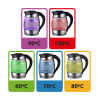 Cafetieră Esperanza SEINE EKK026 Sticlă Neagră cu LED și controler de temperatură, 2200W, 1,7l, Cafetiera va încălzi apa până la 60°C, 70°C, 80 Cafetieră Esperanza SEINE EKK026 Sticlă Neagră cu LED și controler de temperatură, 2200W, 1,7l, Cafetiera va încălzi apa până la 60°C, 70°C, 80