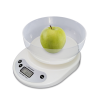 Cantar de bucătărie Esperanza COCONUT EKS007 Alb cu bol (1L), Capacitate maximă: 5000g, Diviziune: 1g, Patru unități de măsură: g /lb/oz/kg, Funcție Tare