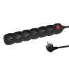 Prelungitor cu protecție Esperanza ELK219K, 5.0m, 6 prize, comutator ON/OFF, 16A, Negru Prelungitor cu protecție Esperanza ELK219K, 5.0m, 6 prize, comutator ON/OFF, 16A, Negru