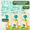 Коврик для игры детей Road/Panda 150x200см, 2 стороны, термический, противоскользящий, складной Коврик для игры детей Road/Panda 150x200см, 2 стороны, термический, противоскользящий, складной
