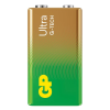 Baterie GP Batteries, Ultra Alcalina (6LF22) 9V alcalina, blister 1buc. "GP1604AU-5UE1" "GPPVA9VAU010" Baterie GP Batteries, Ultra Alcalina (6LF22) 9V alcalina, blister 1buc.