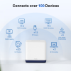Sistem Wi-Fi Mesh MERCUSYS Halo H50G(2-pachet) AC1900 pentru întreaga casă Sistem Wi-Fi Mesh MERCUSYS Halo H50G(2-pachet) AC1900 pentru întreaga casă