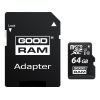 64GB GoodRAM micro SDHC Class10 UHS-I + adaptor SD, Viteza maximă: 100MB/s M1AA-0640R12 64GB GoodRAM micro SDHC Class10 UHS-I + adaptor SD, Viteza maximă: 100MB/s M1AA-0640R12
