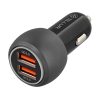 Încărcător auto USB - Tellur FCC8, 2xUSB (QC 3.0 + 6A), 36W, Negru TLL151261