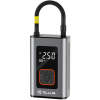 Портативный автомобильный компрессор Tellur, 150 PSI, 16L/min, 4000mAh, USB-C, алюминий Портативный автомобильный компрессор Tellur, 150 PSI, 16L/min, 4000mAh, USB-C, алюминий
