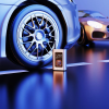 Портативный автомобильный компрессор Tellur, 150 PSI, 16L/min, 4000mAh, USB-C, алюминий Портативный автомобильный компрессор Tellur, 150 PSI, 16L/min, 4000mAh, USB-C, алюминий