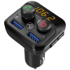 Transmițător FM pentru mașină, FMT-B8, Bluetooth, Display, Microfon pentru apeluri hands-free, Buton de bas, MicroSD max 32GB, 2 x USB max 2.4A Transmițător FM pentru mașină, FMT-B8, Bluetooth, Display, Microfon pentru apeluri hands-free, Buton de bas, MicroSD max 32GB, 2 x USB max 2.4A