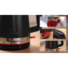 Fierbător Bosch TWK4M223 2400W, 1.7 l, negru / argintiu