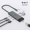 TP-Link UH6120C 6-в-1 USB C Хаб, USB C на HDMI Док-станция, 4K 60Hz HDMI Адаптер, 2 USB-A Порта для Данных, 100W Питание, USB C 3.0 Мультипортовый Адаптер TP-Link UH6120C 6-в-1 USB C Хаб, USB C на HDMI Док-станция, 4K 60Hz HDMI Адаптер, 2 USB-A Порта для Данных, 100W Питание, USB C 3.0 Мультипортовый Адаптер