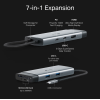 TP-Link USB Type-C 7 în 1 Hub/Docking TP-LINK UH7020C (2xUSB3.0, 1xType-C, HDMI 4K@60Hz, 1xType-C/PD 100W, sd, microsd, win/mac/ios/android, metal) TP-Link USB Type-C 7 în 1 Hub/Docking TP-LINK UH7020C (2xUSB3.0, 1xType-C, HDMI 4K@60Hz, 1xType-C/PD 100W, sd, microsd, win/mac/ios/android, metal)