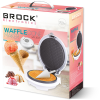 Вафельница BROCK WM 3001, Белая, 750W, Размер пластины Ø 19,2 см, Корпус с холодным покрытием, Антипригарная поверхность, Индикаторы питания и готовности, Включ Вафельница BROCK WM 3001, Белая, 750W, Размер пластины Ø 19,2 см, Корпус с холодным покрытием, Антипригарная поверхность, Индикаторы питания и готовности, Включ