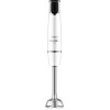 Blender de mână Tefal HB944138 Infiny Force Ultimate, putere 1000W, bol de mixare 0.8l, bol tocator 0.5l, picior din oțel inoxidabil, 1 trepte de viteză, alb