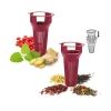 646623.2 Ceainic din sticla cu infuzor TEO 1.25 l, rosu 646623.2 Ceainic din sticla cu infuzor TEO 1.25 l, rosu