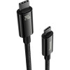 Cablu Type-C - Type-C, 240W, 1m, Auriu Baseus Tungsten, CAWJ040001 Cablu Type-C - Type-C, 240W, 1m, Auriu Baseus Tungsten, CAWJ040001