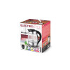 Ceainic BROCK WK 2106 LL, din sticlă, negru, cu lumină LED și regulator de temperatură 2200W, 1.8L, Ceainicul va încălzi apa până la 60°C, 70°C, 80°C și