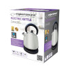 Fierbător Esperanza DANUBE EKK032X, inox, 2200W, 1.8 l, Oprire automată după fierbere, Oprire de siguranță la fierbere fără apă, Element de încălzire ascuns
