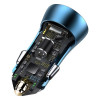 Автомобильное зарядное устройство USB - Baseus Golden Contactor, 2xUSB (U + U), 40W, Синий CCJD-A03