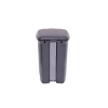 Cos gunoi plastic Bruno 16.0 l, cu pedala, negru