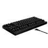 Tastatură cu cablu Logitech G PRO TKL, Mecanică, LIGHTSYNC RGB, layout internațional US, USB, Negru Tastatură cu cablu Logitech G PRO TKL, Mecanică, LIGHTSYNC RGB, layout internațional US, USB, Negru