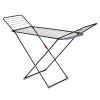 Сушилка для белья LUNARO WING PLUS-BK , 128 x 54,5 x 5 см, 18 м, макс. 15 кг, специальная подставка для носков, черная
