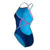Costum de baie Aqua Sphere Essential Diamond Back ADJ Navy Pink