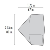 Vestibul MSR Gear Shed green Vestibul MSR Gear Shed green