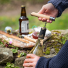 Cuțit Opinel Stainless Steel Corkscrew Bottle Opener Nr.10