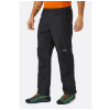 Pantaloni Rab Downpour Eco FZ Mns black