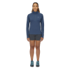 Термофутболка Rab Pulse LS Zip Wmn tempest blue