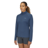 Термофутболка Rab Pulse LS Zip Wmn tempest blue