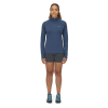Термофутболка Rab Pulse LS Zip Wmn tempest blue