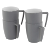 Набор посуды Outwell Gala 4 Person Cup Grey Mist Набор посуды Outwell Gala 4 Person Cup Grey Mist