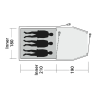 Палатка Outwell Tent Earth 3 Plus Палатка Outwell Tent Earth 3 Plus